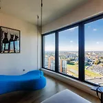 Panorama Capital Skyline - 17 Pietro شقة *